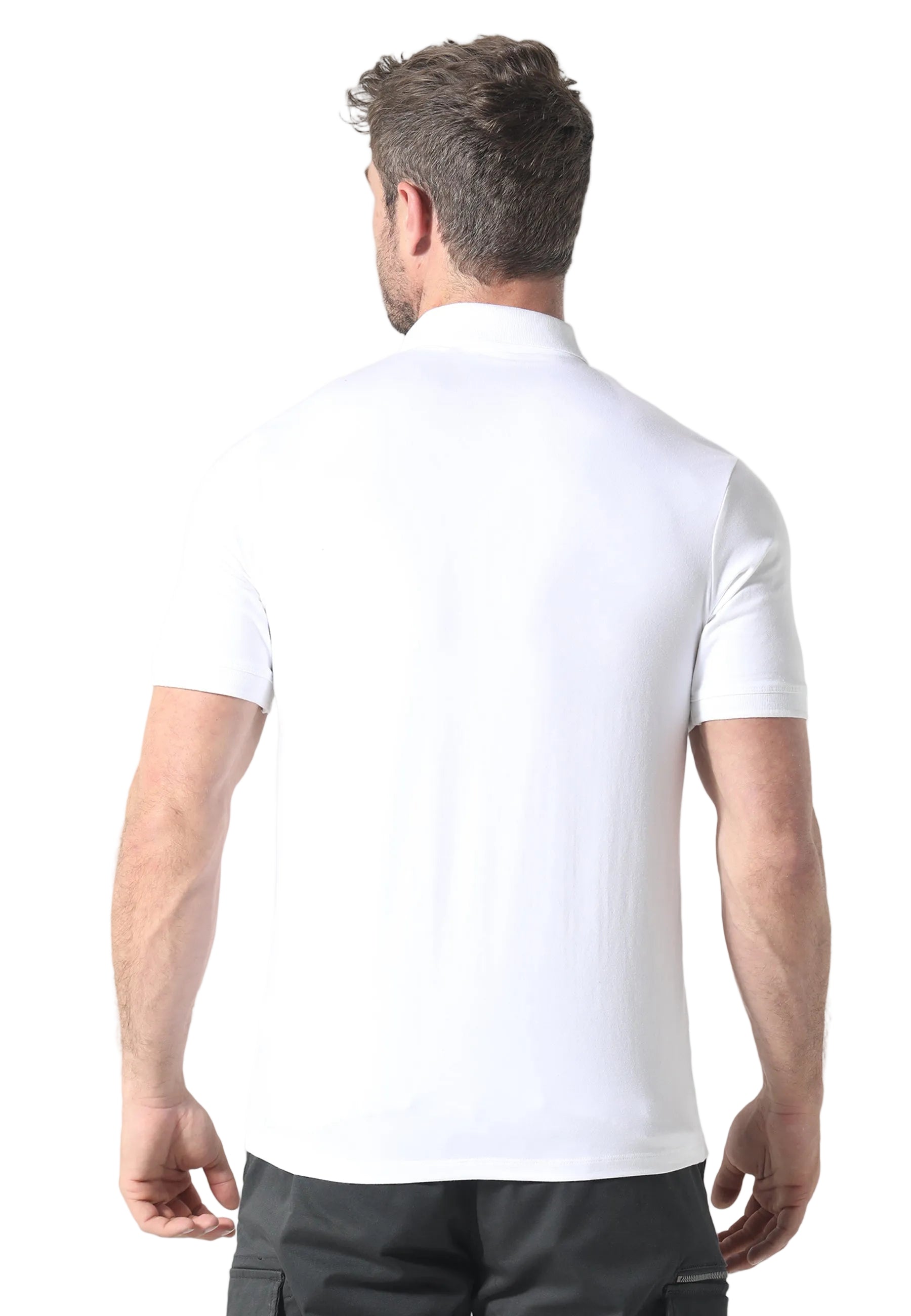 883 Police Neptunes White Polo Shirt